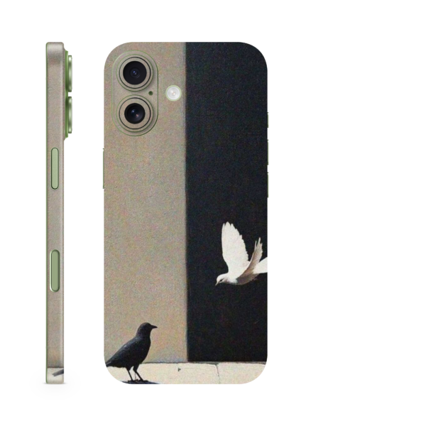 Artistic Bird Contrast Phone Case