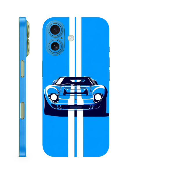 Blue Sports Car iPhone Case