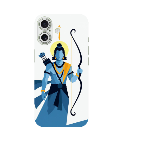 Designer phone case with warrior artwork